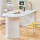 Metal Modern Free Form Table High Gloss White Sintered Stone Table for Dining Room Clearhalo ' dining_table' 'Dining Tables & Seating' 'Dining Tables' 'furn' 'furn_dining_table' 'Furniture' 'furniture_dining_table' 'Kitchen & Dining Furniture' 'kitchen&dining_furn' 'kitchen' 'kitchen_dining_table' 1200x1200_333f2724-4991-4539-afc0-6b9950f1cb59