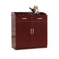 35.4" Tall 2 - Door and 2 - Drawer Accent Cabinet Faux Wood Storage Cabinet Clearhalo 'Cabinets & Chests' 'cabinets_chests' 'furn' 'furn_cabinets_chests' 'Furniture' 'Living Room Furniture' 1200x1200_33417270-10ec-4929-b408-57b8835e3a97