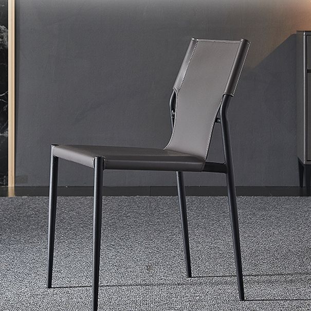 Industrial Chairs Dining Armless Chairs for Kitchen with Metal Legs Clearhalo 'Dining Chairs' 'Dining Tables & Seating' 'dining_chair' 'furn' 'furn_dining_chair' 'Furniture' 'furniture_dining_chair' 'Kitchen & Dining Furniture' 1200x1200_33419f68-b2e4-4e5c-a4de-508dcc22fc69