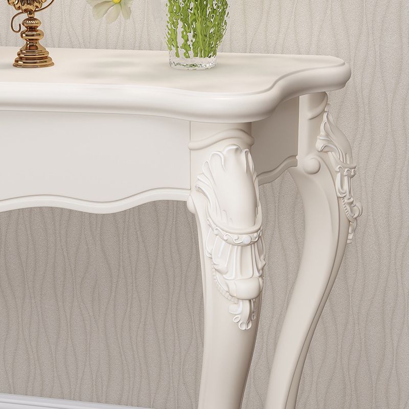 Tabella della console di legno vittoriana da 13,4 pollici a forma di forma libera