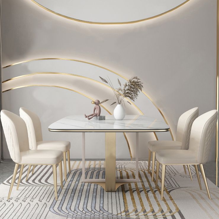 Parsons Armless Dining Chairs Glam Dining Side Chair for Home Clearhalo 'Dining Chairs' 'Dining Tables & Seating' 'dining_chair' 'furn' 'furn_dining_chair' 'Furniture' 'Kitchen & Dining Furniture' 1200x1200_3345696a-670c-46ac-b315-46971a238899