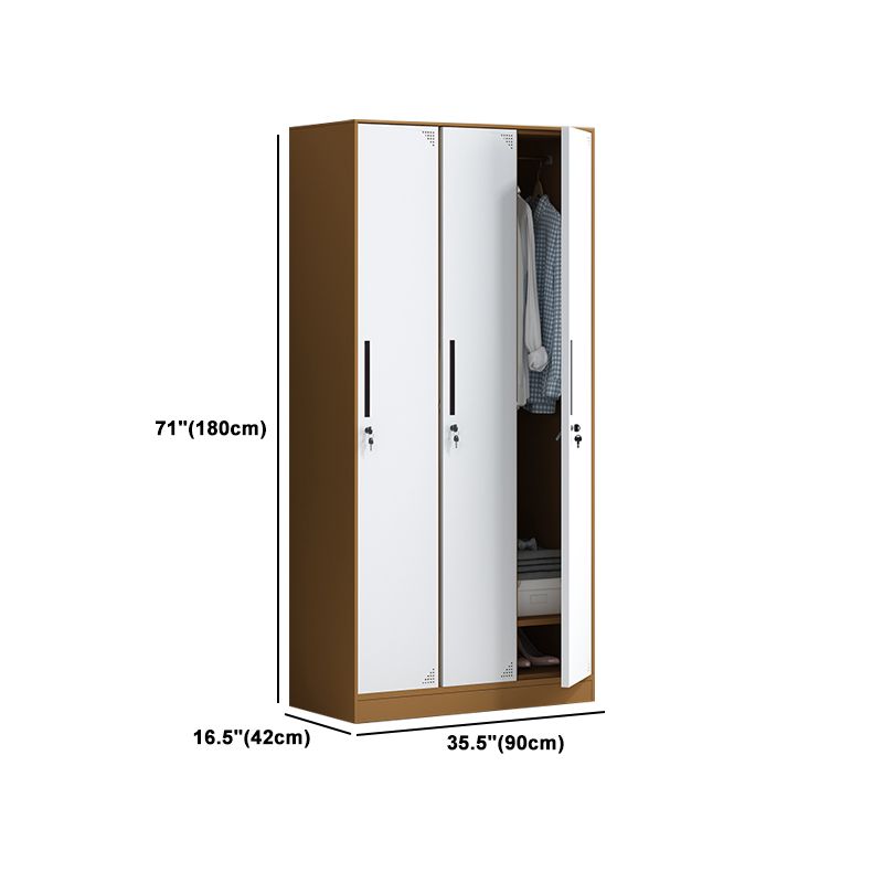 Armadio per armadio in metallo armadio contemporaneo incernierato