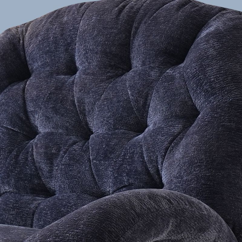 Solid Color Swivel Rocker Standard Recliner Metal Frame Recliner Chair with Side Pocket Clearhalo 'Chairs & Seating' 'furn' 'furn_recliners' 'Furniture' 'Living Room Furniture' 'Recliners' 1200x1200_3347521c-dfd5-4250-ad27-556a3d6fdce4