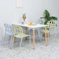 Plastic Armless Dining Chairs Scandinavian Style Home Dining Side Chair Clearhalo 'Dining Chairs' 'Dining Tables & Seating' 'dining_chair' 'furn' 'furn_dining_chair' 'Furniture' 'Kitchen & Dining Furniture' 1200x1200_33475982-6ecc-4c3f-9133-bec2660cdf0c
