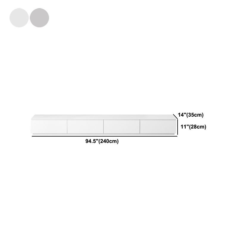 Console TV per la casa moderna moderna di archiviazione TV con cassetti