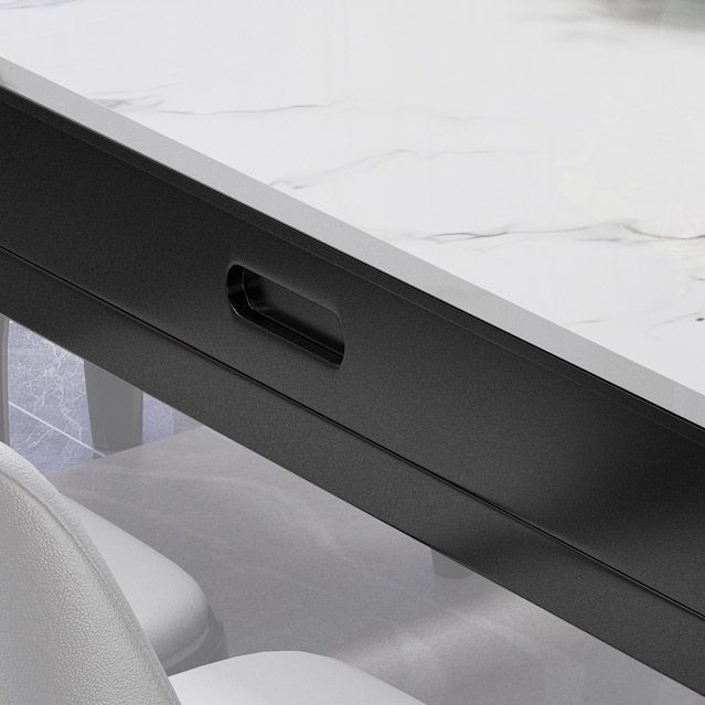 4 Legs Contemporary Dining Room Table Solid Wood Dining Site Table Clearhalo 'Dining Tables & Seating' 'Dining Tables' 'dining_table' 'furn' 'furn_dining_table' 'Furniture' 'Kitchen & Dining Furniture' 1200x1200_334b5b97-5091-431a-8178-486f37860ff1