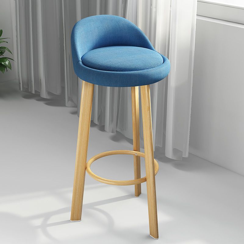 Modern Backrest Armless Counter Stool Steel Cashier Bar Stool with Cushion and Footrest Clearhalo 'Bar Furniture' 'Bar Stools' 'bar_stools' 'furn' 'furn_bar_stools' 'furniture_bar_stools' 'Kitchen & Dining Furniture' 'kitchen&dining_furn' 'kitchen' 'kitchen_furn' Furniture' 1200x1200_334d45d5-4414-40a0-a644-b6d50e364bc5