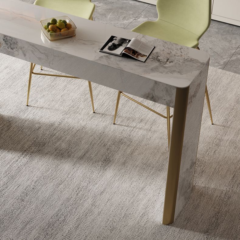 Glam Style Stone Bar Dining Table Rectangle Bar Table for Living Room Clearhalo 'Bar Furniture' 'Bar Tables' 'bar_tables' 'furn' 'furn_bar_tables' 'Furniture' 'Kitchen & Dining Furniture' 1200x1200_334e2c12-86d4-492f-9244-306bd3d38acb