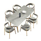 Metal Traditional Luxury Rectangle Table Sintered Stone Table with Sled Base Clearhalo ' dining_table' 'Dining Tables & Seating' 'Dining Tables' 'furn' 'furn_dining_table' 'Furniture' 'furniture_dining_table' 'Kitchen & Dining Furniture' 'kitchen&dining_furn' 'kitchen' 'kitchen_dining_table' 1200x1200_3350138c-bac0-4f3a-af6d-20a4fc319284