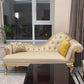 Faux Leather Upholstered Tufted Chaise Lounge Chair in Beige and Gold Clearhalo 'Chairs & Seating' 'Chaise Lounge' 'chaise_lounge' 'furn' 'furn_chaise_lounge' 'Furniture' 'Living Room Furniture' 1200x1200_33505745-55b5-4bd4-8571-a1a8438da05f