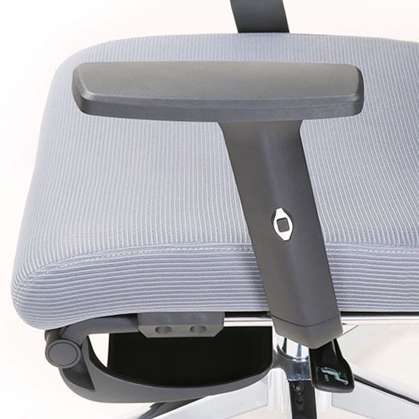 Modern Desk Chair Mesh Computer Chair Conference Chair in Gray Clearhalo 'furn' 'furn_office_chair' 'Furniture' 'Office Chairs' 'Office Furniture' 'office_chair' 1200x1200_33533608-02ea-4f3c-94af-c03862f7f160