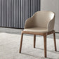 Contemporary Square Leather Chair with Wooden Legs Dining Side Arm Chair for Kitchen Clearhalo ' kitchen&dining_furn' 'Dining Chairs' 'Dining Tables & Seating' 'dining_chair' 'furn' 'furn_dining_chair' 'Furniture' 'furniture_dining_chair' 'Kitchen & Dining Furniture' 'kitchen' 1200x1200_3353b69a-56a7-48bd-ae8f-6dda5c165404