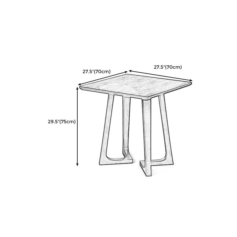 Wood Abstract End Table Traditional Espresso/Natural Sofa Side End Table for Living Room Clearhalo 'Coffee & Accent Tables' 'End & Side Tables' 'end_side_table' 'end_side_tables' 'furn' 'furn_end_side_tables' 'Furniture' 'furniture_end_side_table' 'Living Room Furniture' 1200x1200_3355d3ba-6aaf-422e-b3f7-908a55369493