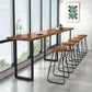 42-inch Height Cocktail Bar Table Industrial Style Wood Top Bar Table for Coffee Shop Clearhalo 'Bar Furniture' 'Bar Tables' 'bar_tables' 'furn' 'furn_bar_tables' 'Furniture' 'furniture_bar_tables' 'Kitchen & Dining Furniture' 1200x1200_3355fcf2-770b-4dd2-a114-efa91add762b