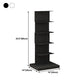 13.78"W Bookshelf Contemporary Style Invisible Bookcase for Home Office
