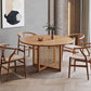 Pine Solid Wood Dining Room Collection Natural Base Modern Dining Site Table