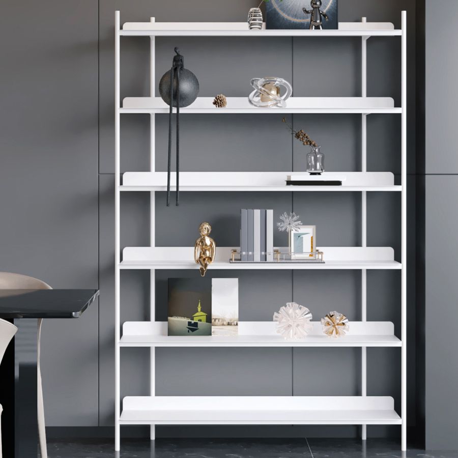 12.60 "W boekenkast hedendaagse stijl open back -boekenplank voor thuiskantoor