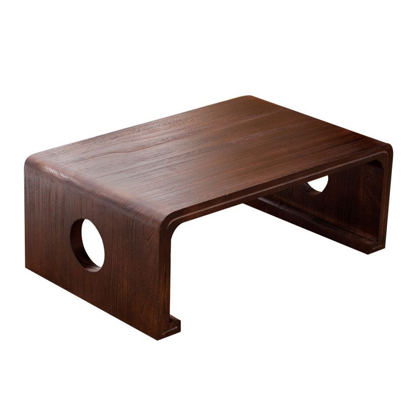 Modern Style Paulownia Rectangular Coffee Table in Walnut/oak/wood