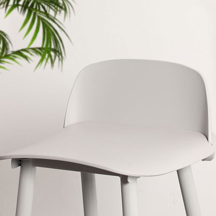 Modern Armless Backrest Counter Stool Iron Cafe Bar Stool with Acrylic Seat and Pedal Clearhalo 'Bar Furniture' 'Bar Stools' 'bar_stools' 'furn' 'furn_bar_stools' 'Furniture' 'furniture_bar_stools' 'Kitchen & Dining Furniture' 1200x1200_335f37c6-cba5-41be-897a-14fba52b2af9