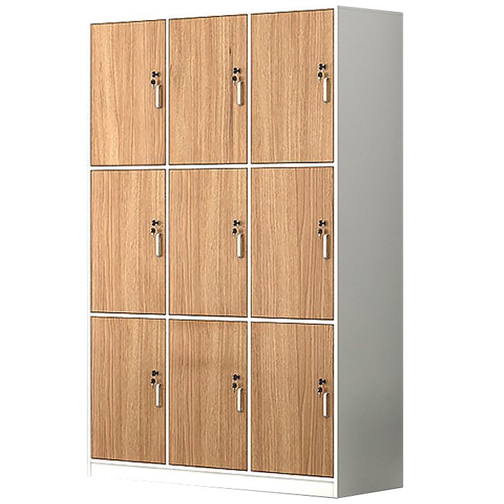 Armoire de rangement en bois fabriqué armoire intérieure contemporaine avec porte à charnière