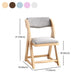 Contemporary Kitchen Chairs Dining Armless Side Chair with Wooden Legs