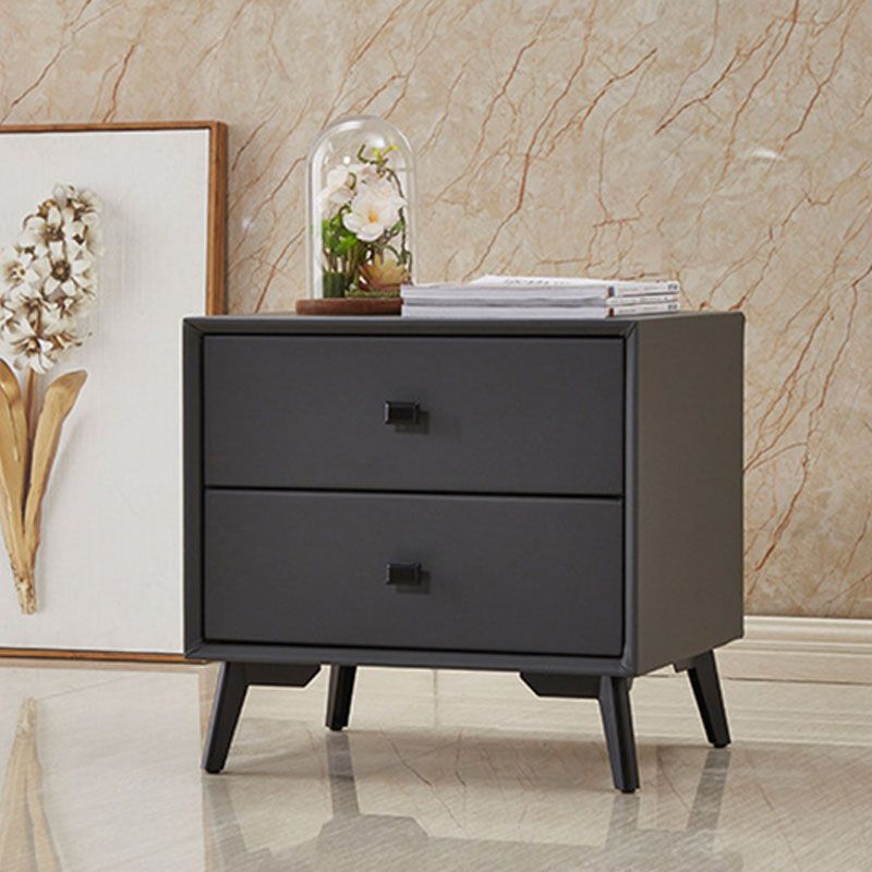 18.5" Tall Solid Wood Night Table Legs Included Bed Nightstand with 2 Drawers Clearhalo 'Bedroom Furniture' 'furn' 'furn_night_stand' 'Furniture' 'night_stand' 'Nightstands' 1200x1200_3360adbf-a937-47d8-a1aa-d4b64680c99d
