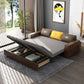 29 "Sofa contemporain de large Futon Grey Storage Tissu Sleeper Sleepa