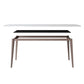 Modern Rectangle Dining Table 4 Legs Dining Table for Kitchen