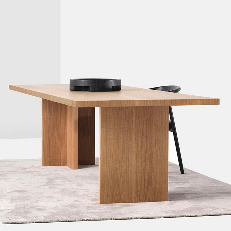 Rectangular Shaped Modern Office Table Wooden Writing Desk in Natural Clearhalo 'furn' 'furn_office_desk' 'Furniture' 'Office Desks' 'Office Furniture' 'office_desk' 1200x1200_33629d07-058d-48aa-ad37-639bf1f583ae