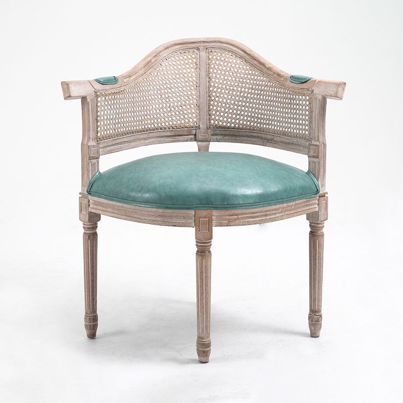 Country Style Wicker Dining Chairs Dining Room Arm Chair With Natural Legs Clearhalo ' kitchen&dining_furn' 'Dining Chairs' 'Dining Tables & Seating' 'dining_chair' 'furn' 'furn_dining_chair' 'Furniture' 'furniture_dining_chair' 'Kitchen & Dining Furniture' 'kitchen' 1200x1200_33643934-9859-422c-9e0a-288d030e8e5c