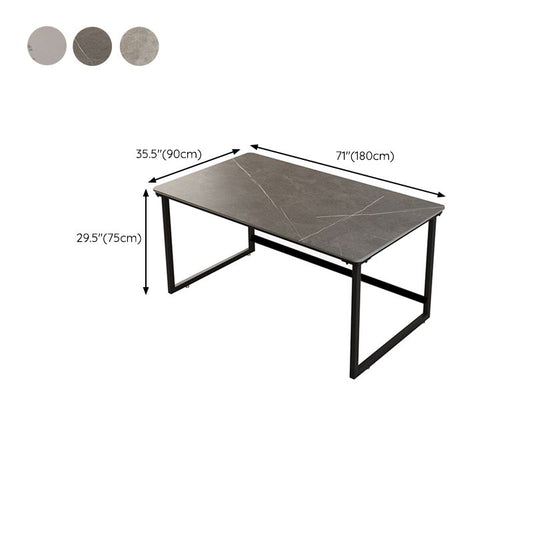 Industrial Stone Office Desk Sled Base Rectangular Writing Desk Clearhalo 'furn' 'furn_office_desk' 'Furniture' 'Office Desks' 'Office Furniture' 'office_desk' 1200x1200_336b56e1-902a-41e8-ba25-2f8b54c7fcab