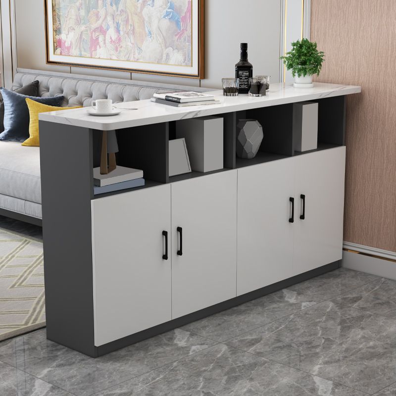 Rechteckiger Bartisch aus Holz, Esstisch für Küche und Wohnzimmer