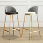 Scandinavian Style Bar-stool Round Leather Seat Counter Stool for Kitchen Clearhalo 'Bar Furniture' 'Bar Stools' 'bar_stools' 'furn' 'furn_bar_stools' 'furniture_bar_stools' 'Kitchen & Dining Furniture' 'kitchen&dining_furn' 'kitchen' 'kitchen_furn' Furniture' 1200x1200_336dc57c-157f-47bb-b3cf-c430ee728416