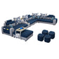 Contemporary 6-seater Modular Sectional with Storage for Living Room