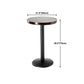 Industrial Round Wood Indoor Bar Dining Table Iron Single Pedestal Bistro Table Clearhalo 'Bar Furniture' 'Bar Tables' 'bar_tables' 'furn' 'furn_bar_tables' 'Furniture' 'furniture_bar_tables' 'Kitchen & Dining Furniture' 'kitchen&dining_furn' 'kitchen' 1200x1200_3370182d-0709-4eb0-a928-787c3c6343dc