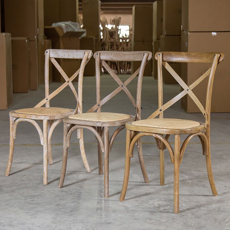 Country Style Bentwood Side Chair Cross Back Beech Armless Dining Chairs Clearhalo ' kitchen&dining_furn' 'Dining Chairs' 'Dining Tables & Seating' 'dining_chair' 'furn' 'furn_dining_chair' 'Furniture' 'furniture_dining_chair' 'Kitchen & Dining Furniture' 'kitchen' 1200x1200_3372b738-1bce-4d71-852d-75b291ff85d5