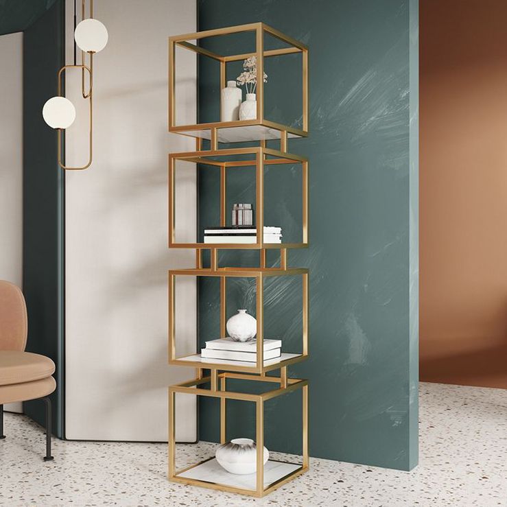 11.81 "W Bibshelf Contemporary Style Open Back Biblic pour Home Office