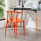 Contemporary Plastic Kitchen and Dining Room Chair Slat Back Side Chair Clearhalo 'Dining Chairs' 'Dining Tables & Seating' 'dining_chair' 'furn' 'furn_dining_chair' 'Furniture' 'furniture_dining_chair' 'Kitchen & Dining Furniture' 1200x1200_3373cebe-0752-48bc-871d-4ff46562356a