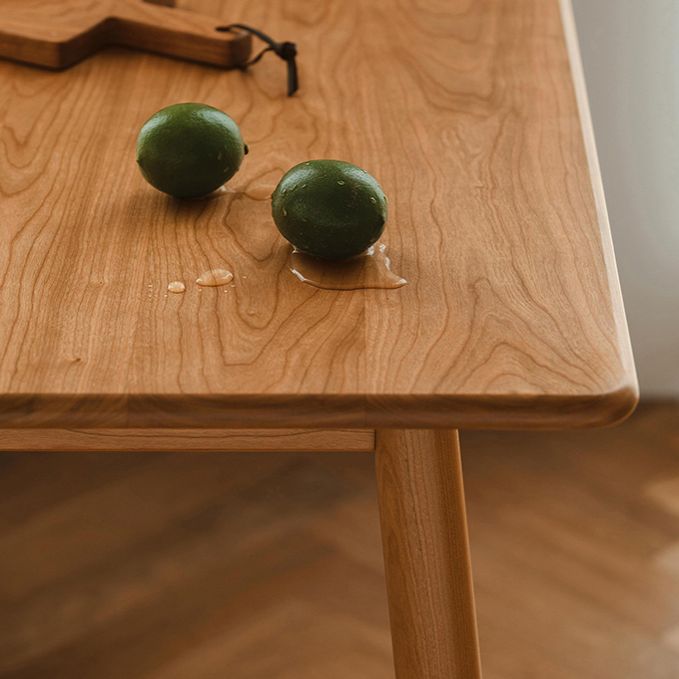 Rectangle Solid Wood Dining Table Modern Kitchen Indoor Table with 4 Legs Clearhalo ' dining_table' 'Dining Tables & Seating' 'Dining Tables' 'furn' 'furn_dining_table' 'Furniture' 'furniture_dining_table' 'Kitchen & Dining Furniture' 'kitchen&dining_furn' 'kitchen' 'kitchen_dining_table' 1200x1200_3373dfe6-7833-4062-9811-c704bf34d958