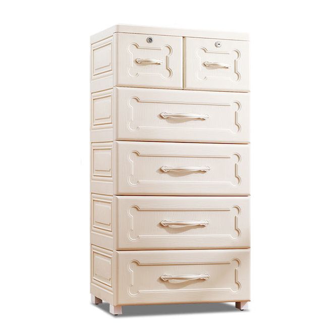 Armoire de rangement contemporaine avec des jambes Armoire non conservatrice en plastique