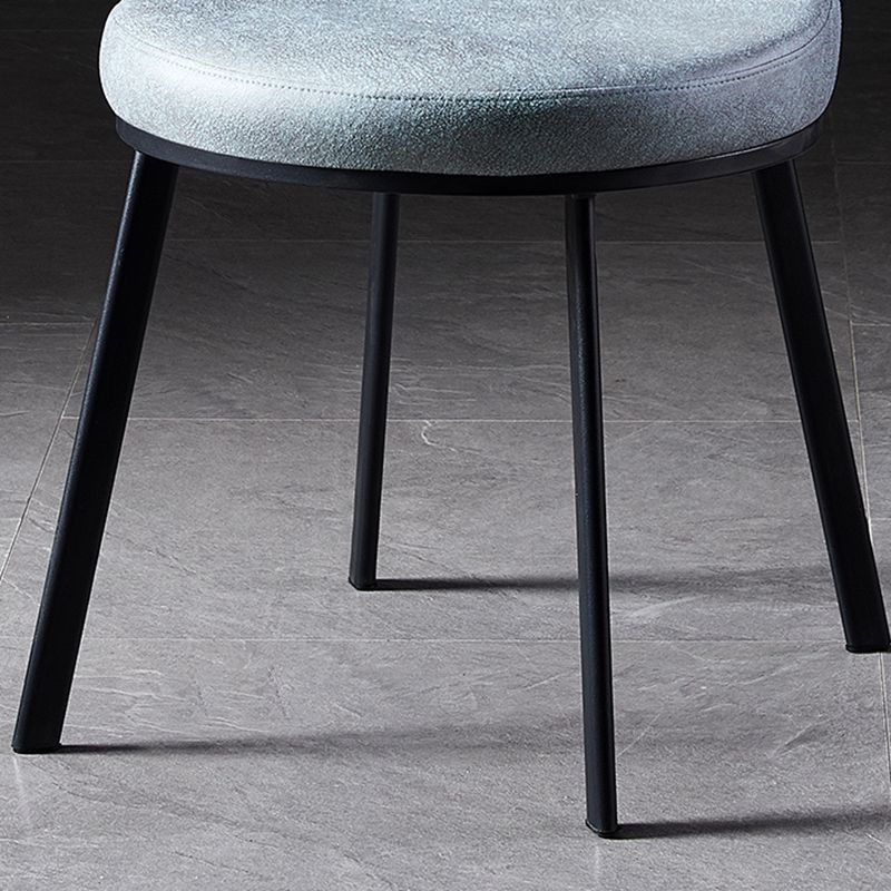 Contemporary Style Upholstered Armless Dining Chairs Solid Back Dining Chair (Set of 2) Clearhalo ' kitchen&dining_furn' 'Dining Chairs' 'Dining Tables & Seating' 'dining_chair' 'furn' 'furn_dining_chair' 'Furniture' 'furniture_dining_chair' 'Kitchen & Dining Furniture' 'kitchen' 1200x1200_33751177-1f39-436d-bdff-d7a8f4eccf73