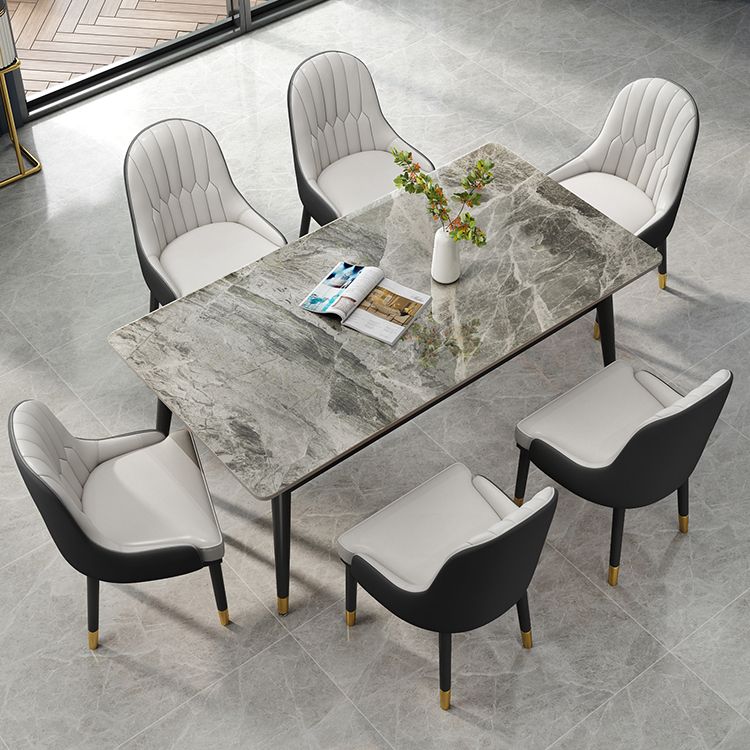 Simplicity Style Rectangle Home Furniture Stone Dining Table with 4-foot Clearhalo ' dining_table' 'Accueil' 'Cuisine et Meubles de Salle √† Manger' 'Dining Tables & Seating' 'Dining Tables' 'furn' 'furn_dining_table' 'Furniture' 'furniture_dining_table' 'Kitchen & Dining Furniture' 'kitchen&dining_furn' 'kitchen' 'kitchen_dining_table' 'Meubles' 'Tables de Salle √† Manger & Si√®ges' 'Tables √† Manger' 1200x1200_3375f59c-63c6-4c31-9044-fa1473bc0adf