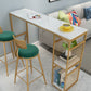 White and Black Glam Style Bar Table in Marble and Metal Milk Tea Shop Bar Table Clearhalo 'Bar Furniture' 'Bar Tables' 'bar_tables' 'furn' 'furn_bar_tables' 'Furniture' 'furniture_bar_tables' 'Kitchen & Dining Furniture' 1200x1200_337691b5-2a5c-4a5d-a72b-f7620cf60b89