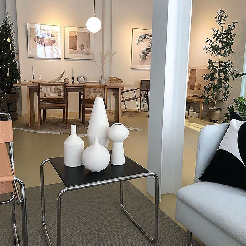 Tavolino da caffè in slitta scandinava Tavolino per soggiorno e camera da letto