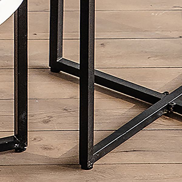 Tavolo laterale di campagna francese in vetro tavolino singolo accento singolo