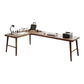 Contemporary Writing Desk Solid Wood Office Desk , 29.25 Inch H
