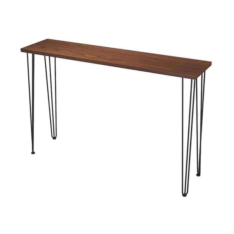 1/2/4/5 Pieces Industrial Rectangle Pub Table Set Wooden Counter Table with High Stools Clearhalo 'Bar Furniture' 'furn' 'furn_home_bar_bar_sets' 'Furniture' 'Home Bars & Bar Sets' 'home_bar_bar_sets' 'Kitchen & Dining Furniture' 1200x1200_3378bb35-1350-4648-a17d-da22b353802d
