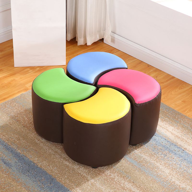 Modern Specialty Target Pouf Plain PU Leather Water Resistant Ottoman Taverna Clearhalo 'furn' 'furn_ottomans_poufs' 'Furniture' 'Living Room Furniture' 'Ottomans & Poufs' 'ottomans_poufs' 1200x1200_337c7969-bbaa-4a42-9cb1-5949b13f7295