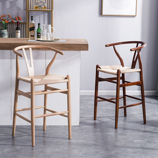 Scandinavian Wood Counter Stools Low Back Indoor Single Bar Stool with 4 Legs Clearhalo 'Bar Furniture' 'Bar Stools' 'bar_stools' 'furn' 'furn_bar_stools' 'furniture_bar_stools' 'Kitchen & Dining Furniture' 'kitchen&dining_furn' 'kitchen' 'kitchen_furn' Furniture' 1200x1200_337f7911-2f4a-4bce-b641-f6a31b904d1e