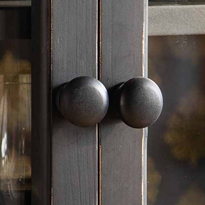 Traditional Curio Cabinet Solid Wood Glass Doors Display Stand Clearhalo 'Display & China Cabinets' 'display_china_cabinets' 'furn' 'furn_display_china_cabinets' 'Furniture' 'Kitchen & Dining Furniture' 1200x1200_3380203c-e329-4748-8783-9d0629abb011